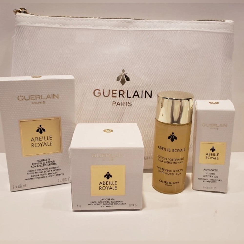 Guerlain Abeille Royale Skincare Set with Gold Accents